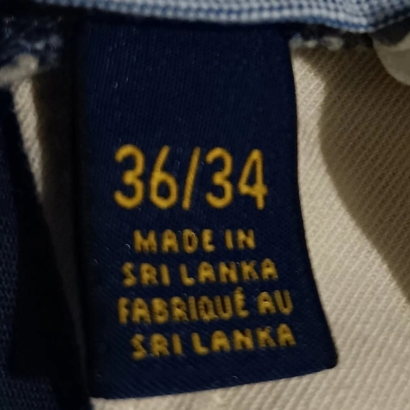 NWT RALPH LAUREN POLO MEN'S  BLUE  PANS STRETCH STRAIGHT FIT Size 36W 34L - Picture 8 of 10